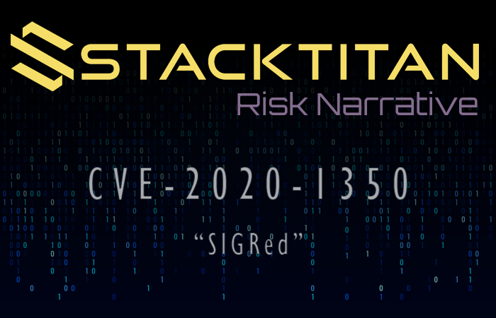 Risk Narrative: CVE-2020-1350 - "SIGRed"